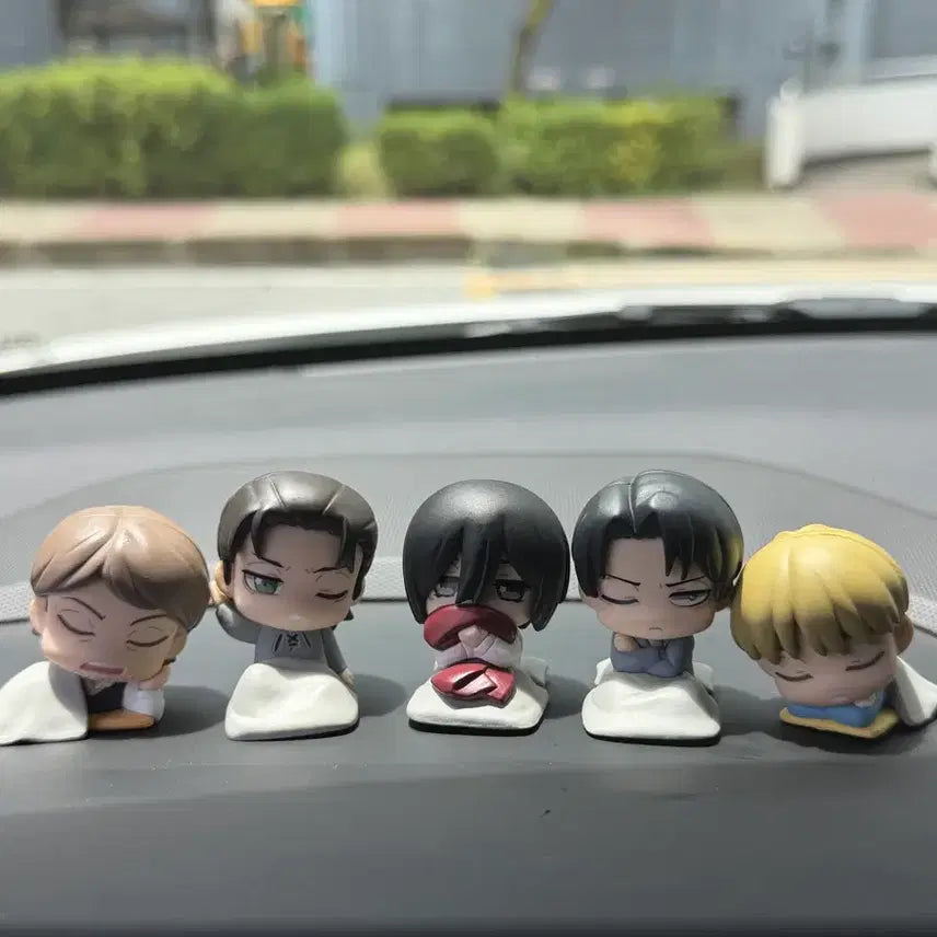 [BUNJANG] Attack on Titan Onemutan 5-Piece Bundle (Jean, Eren, Mikasa, Levi, Armin) / 진격의 거인 오네무탄 5종 일괄(쟝,에렌,미카사,리바이,아르민)