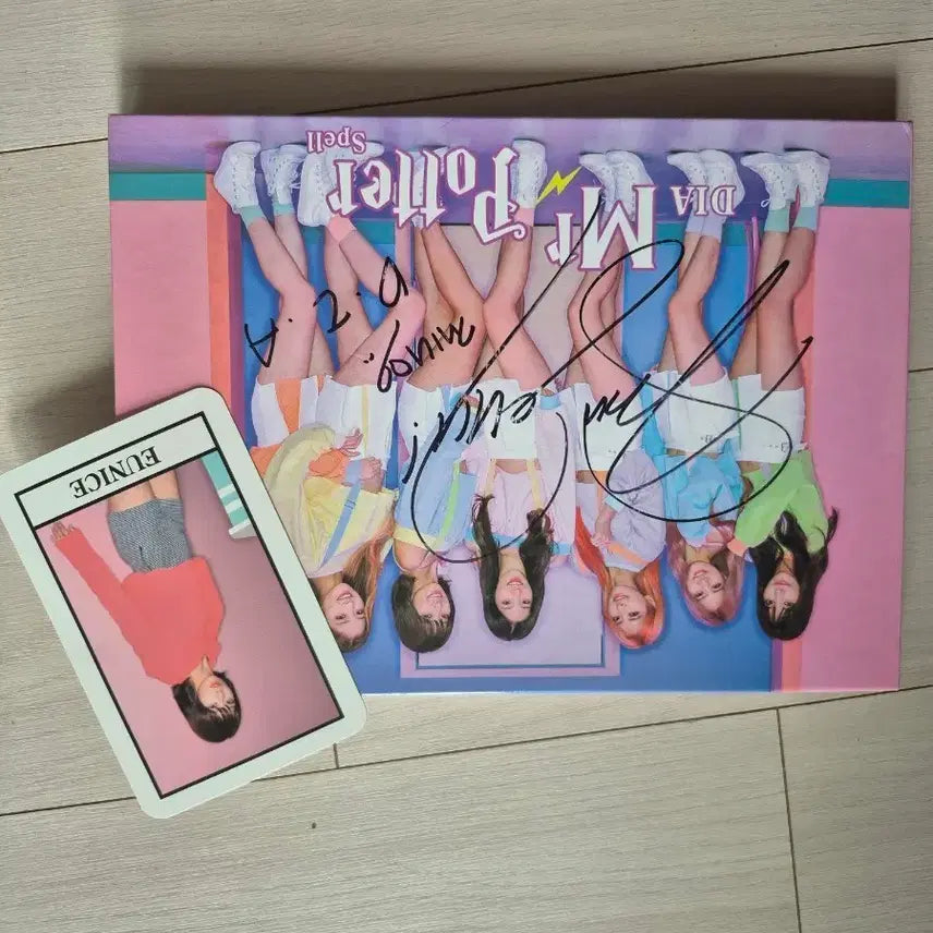 [BUNJANG] DIA Mr.Potter Album Signed Photocard (Eunice) / 친필사인 다이아 DIA Mr.Potter Spell cd 앨범  포토카드