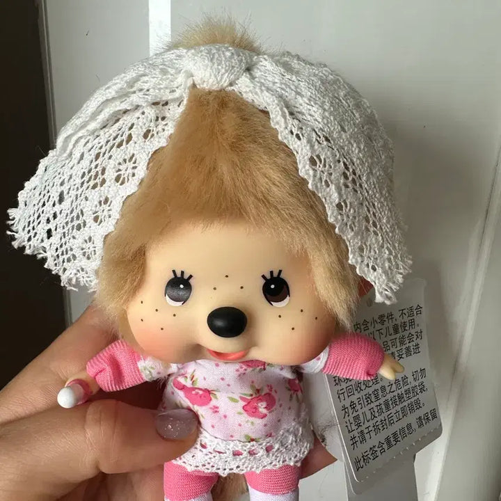 [BUNJANG] Sekiguchi Big Head Monchhichi Doll Keyring / 홍콩 빅대두 세키쿠치 몬치치 인형 키링
