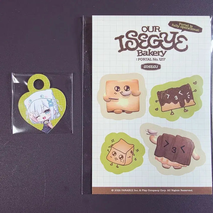 [BUNJANG] Isekai Idol God Se-gu Offline POB Sticker &amp; Straw Pick Set / 이세계아이돌 아우어 베이커리 고세구 오프라인 특전