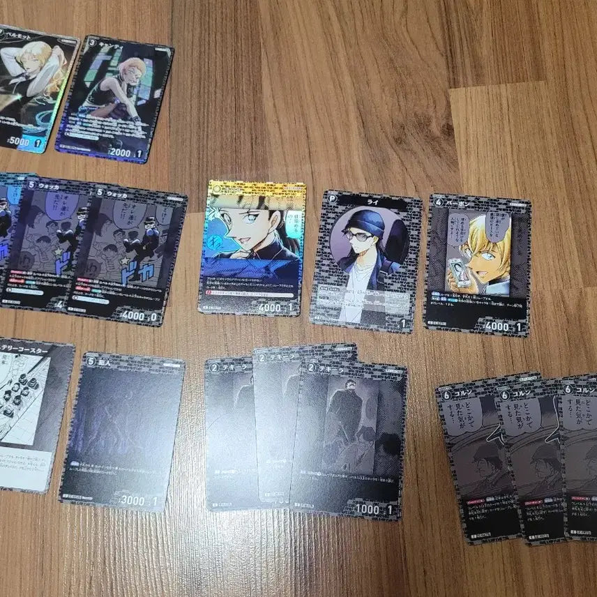 [BUNJANG] Detective Conan TCG Vermouth SR Bundle Set / 코난 tcg 베르무트 sr 외 검은조직 범인 등 일괄 양도