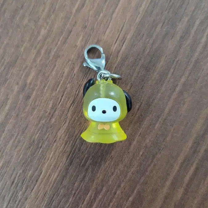 [BUNJANG] Sanrio Pochacco Teru Teru Bozu Raincoat Charm / 산리오 포차코 테루테루보즈 우비 메지루시 가챠 개봉