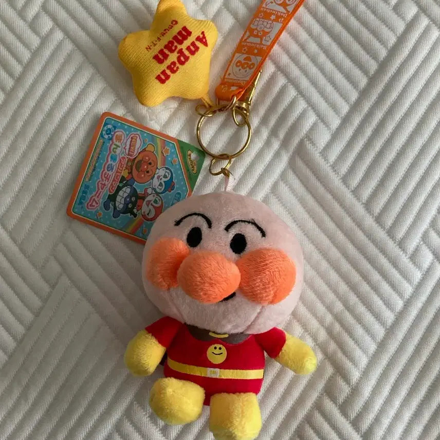 [BUNJANG] Anpanman Doll Keyring Set (Sealed) / (미개봉)호빵맨 인형키링 세트