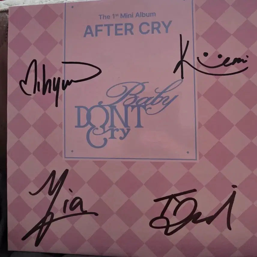 [BUNJANG] Baby Dont Cry Mini 1st Album Signed Album / 베이비돈크라이 Baby DONT Cry 미니 1집  비매 싸인 앨범