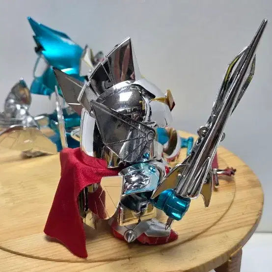 [BUNJANG] SD Gundam Metallic Blue &amp; Silver 2-Type Set / SD 건담 메탈릭 블루 실버 2종 세트