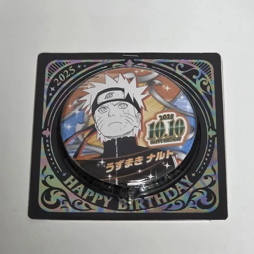 [BUNJANG] Naruto 2025 Jump Shop Birthday Original Art Can Badge / 나루토 생일 뱃지 2025 점프샵