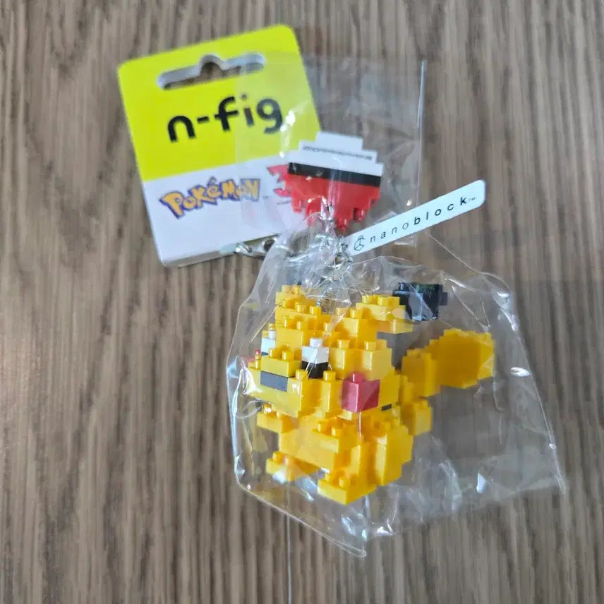 [BUNJANG] Pokemon Pikachu N-Fig Nano Block 3D Keyring / 포켓몬 피카츄 n-fig 나노블럭 3D 키링