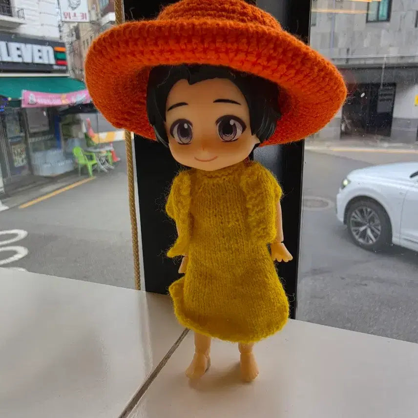 [BUNJANG] Hand-knitted Hat for Nendoroid Dolls / 넨도로이드 돌 손뜨개 모자