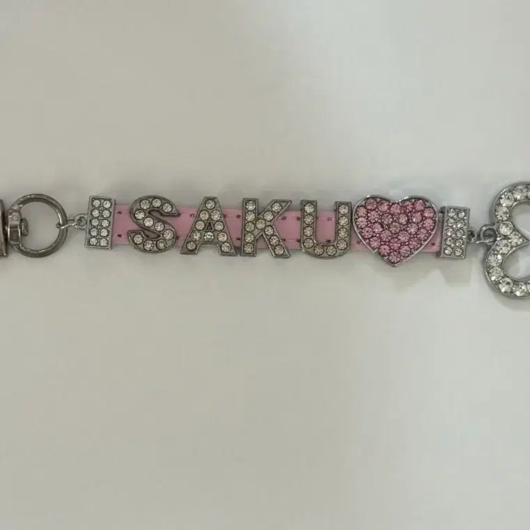 [BUNJANG] NCT WISH Sakuya Cubic Leather Keyring / 엔시티위시 사쿠야 이니셜 큐빅 가죽키링 엔위시 사쿠