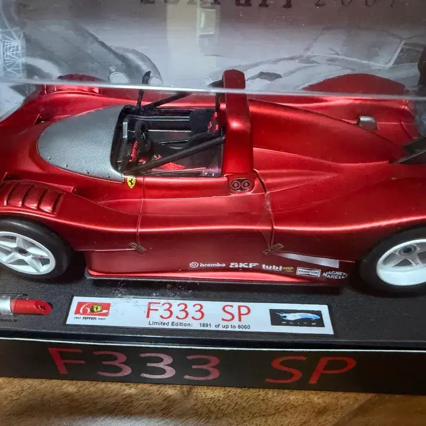 [BUNJANG] Hot Wheels Elite Ferrari F333 SP 1/18 Scale Limited Edition Diecast Car / 핫 휠 엘리트 모델 페라리 F333 SP 1/18 한정판