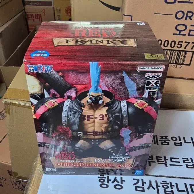 [BUNJANG] One Piece Film Red DXF Frankie Figure / (번장최저가)원피스 필름 레드 DXF 프랑키 피규어