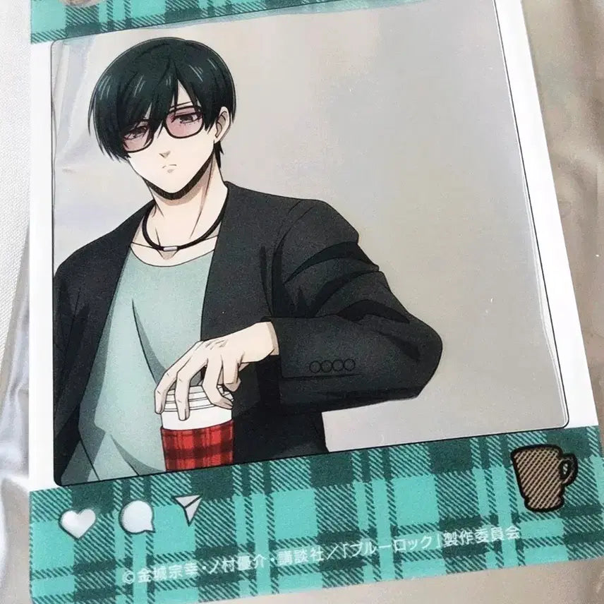[BUNJANG] Blue Lock Itoshi Rin Original Art Acrylic Stand &amp; Can Badge Set / 블루록 이토시 린 원화 아크릴 캔뱃지 굿즈 일괄 판매
