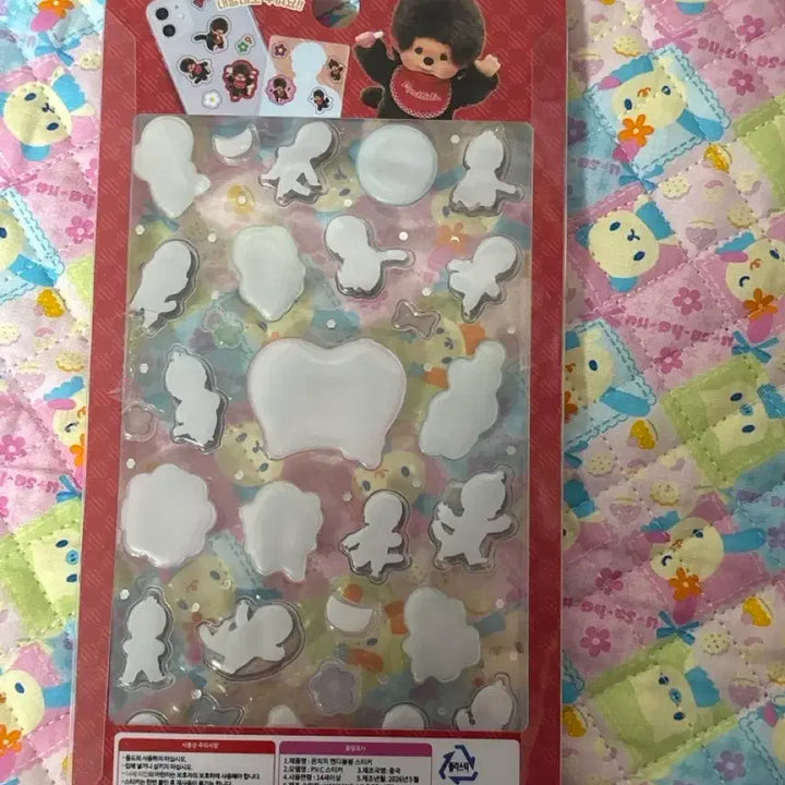 [BUNJANG] Monchhichi Bonbon Sticker Set / 몬치치 봉봉(새상품)