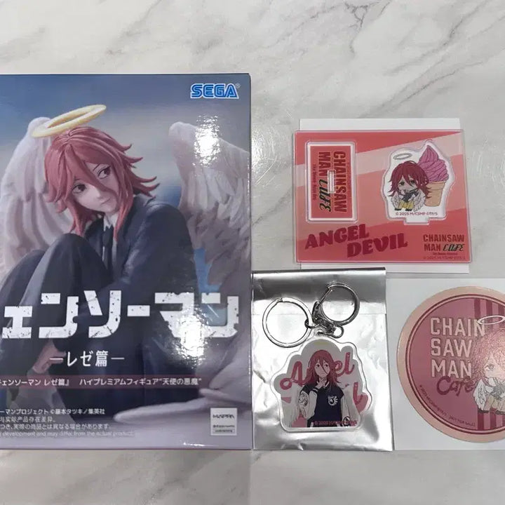 [BUNJANG] Chainsaw Man Movie Angel Devil Figure Goods Set / 체인소맨 극장판 천사의 악마 피규어 굿즈 세트