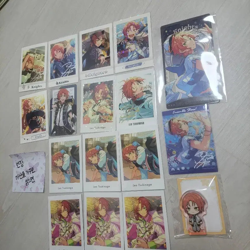 [BUNJANG] Ensemble Stars! Tsukinaga Leo Bundle Set Rare Pasha, Arcana, Corotto Cards / [일괄 판매] 앙상블스타즈 앙스타 츠키나가 레오 레어 파샤 파샷츠 9주년 6탄 액션 캐주얼 클리어카드 아르카나 코롯토 양도 탈덕 처분