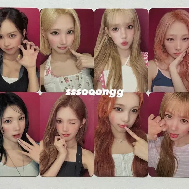 [BUNJANG] IVE LEESEO HaTuHa Soundwave Lucky Draw Photocard Set / 하투하 미공포 사운드웨이브 포카 1세트