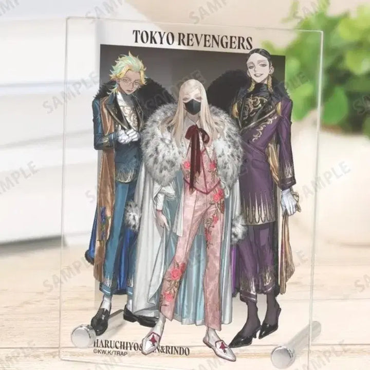 [BUNJANG] Tokyo Revengers Haitani Ran Rindo Sanzu 3-Person Acrylic Standee / 도쿄 리벤져스 아르마비앙카 AU 하이타니 란,린도 산즈 3인 아크릴