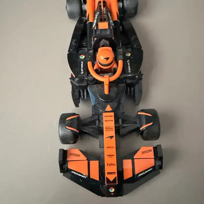 [BUNJANG] McLaren F1 Racing Car Model - Black Orange / 맥라렌 F1 레이싱카 모델 블랙 오렌지