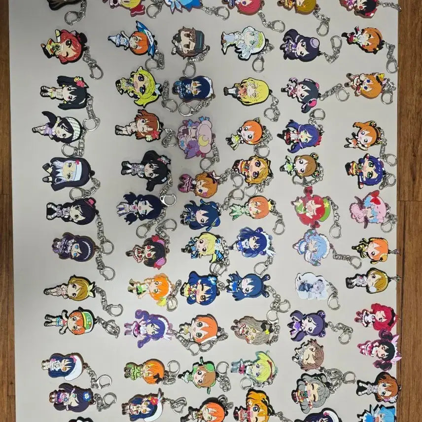 [BUNJANG] Love Live! Touhou Project Ranma Golden Mosaic Character Keyring Bundle Set / 캐릭터 키링 세트 일괄 판매합니다