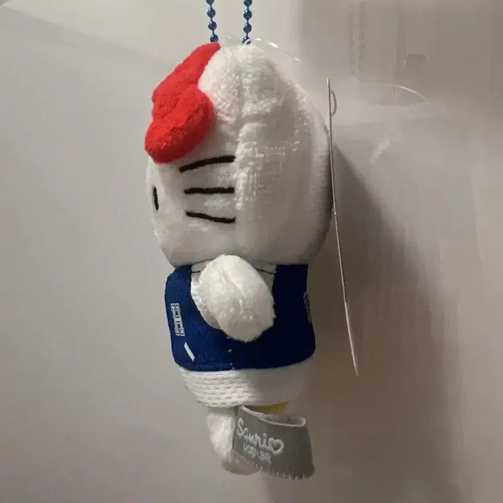 [BUNJANG] Sanrio Hello Kitty Campus Bomber Jacket Keychain 9cm / 정품 산리오 헬로키티 캠퍼스 과잠 키링 9cm