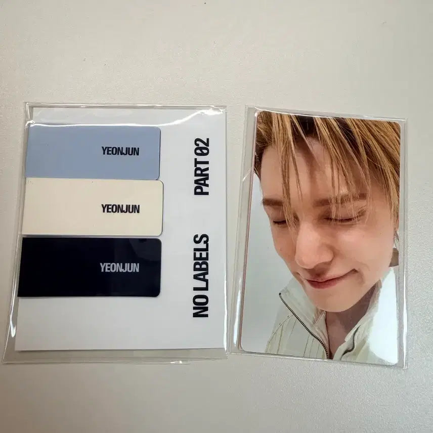 [BUNJANG] TXT Yeonjun Weverse POB Photocard &amp; Bookmark Set / 연준 위버스 특전포카 &amp; 북마크