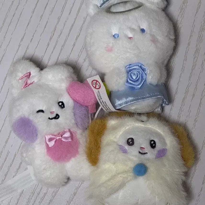 [BUNJANG] Unini Party Lion Angel Unini Keyring Bundle Set Han Yu Jin ZEROBASEONE / 유니니 파티 사자 엔젤 천사 유니니키링 일괄 한유진 제로베이스원