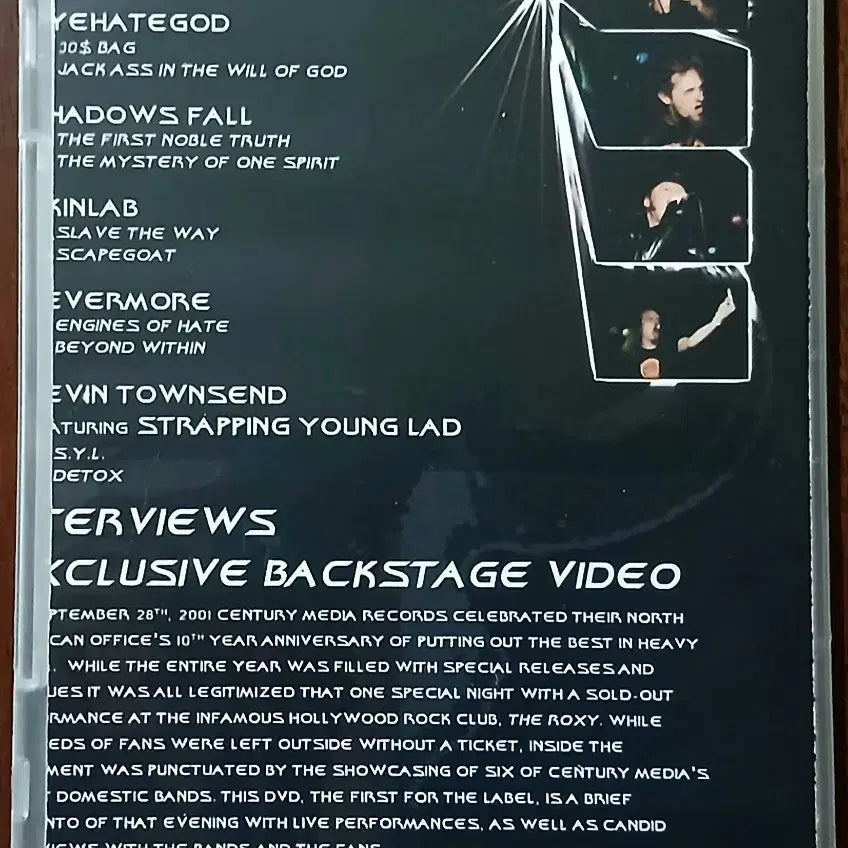 [BUNJANG] Century Media 10th Anniversary Party Live Performance DVD / DVD 메탈 센츄리 미디어 10주년 기념 파티 라이브공연