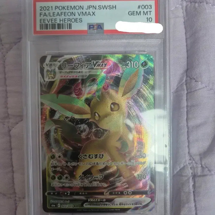 [BUNJANG] Pokemon Leafeon PSA 10 Graded Card / 포켓몬 리피아 psa 10