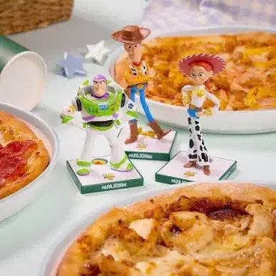 [BUNJANG] Papa Johns Toy Story 5 Figure Set (Woody, Jessie, Buzz) / 파파존스 토이스토리5 피규어 3종 세트