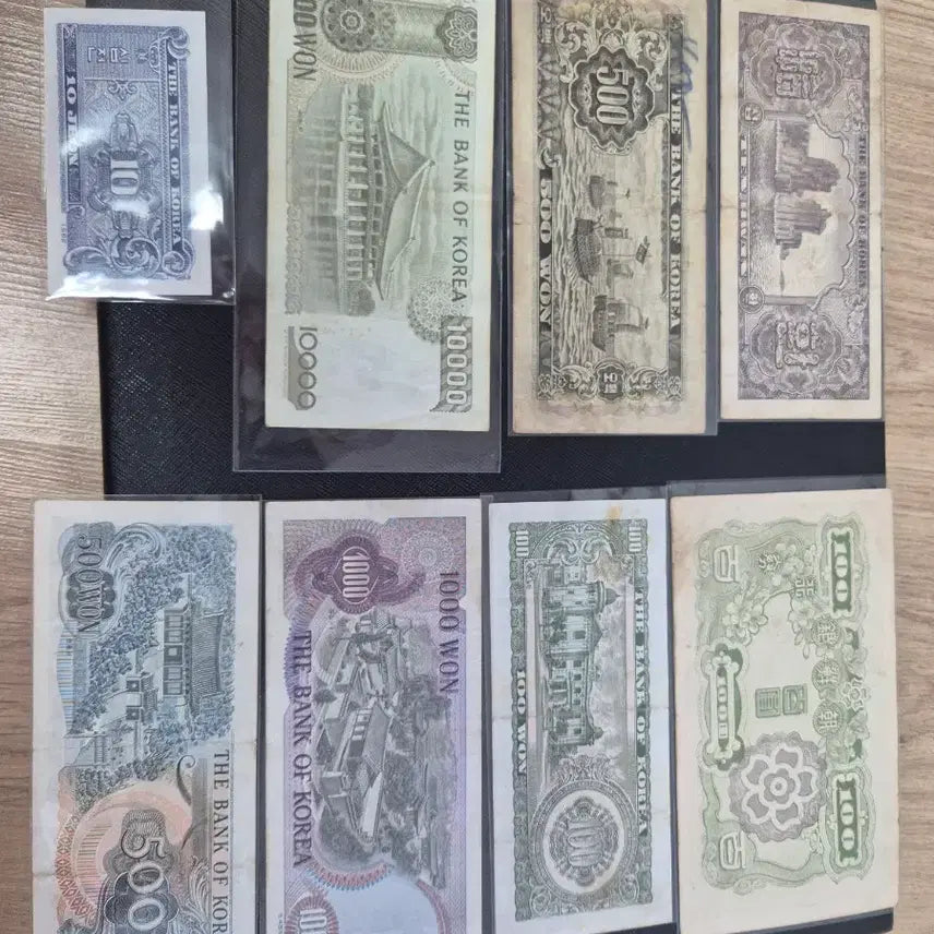 [BUNJANG] Korean Banknote Set - Early 20th Century / 한국은행권 지폐 세트 신십원, 무백원, 남대문오백원, 십전 등