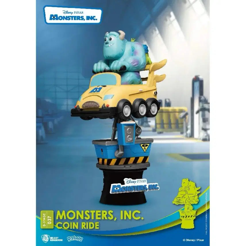[BUNJANG] Disney Pixar Monsters, Inc. Coin Ride Diorama Figure (Sully) / 몬스터주식회사 코인라이드 디오라마
