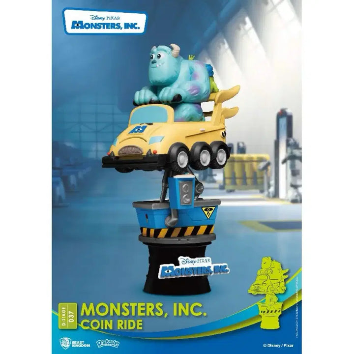 [BUNJANG] Disney Pixar Monsters, Inc. Coin Ride Diorama Figure (Sully) / 몬스터주식회사 코인라이드 디오라마