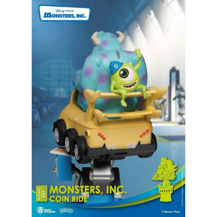[BUNJANG] Disney Pixar Monsters, Inc. Coin Ride Diorama Figure (Sully) / 몬스터주식회사 코인라이드 디오라마