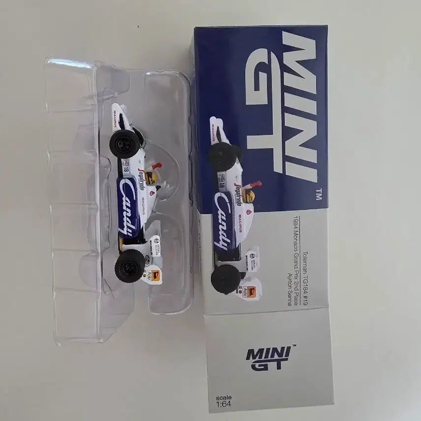 [BUNJANG] MininiGT Toleman TG184 1984 Monaco GP Ayrton Senna 1:64 Scale Model / 미니지티 F1 톨만 TG184 1984 모나코 GP 아일톤 세나 1:64 스케일