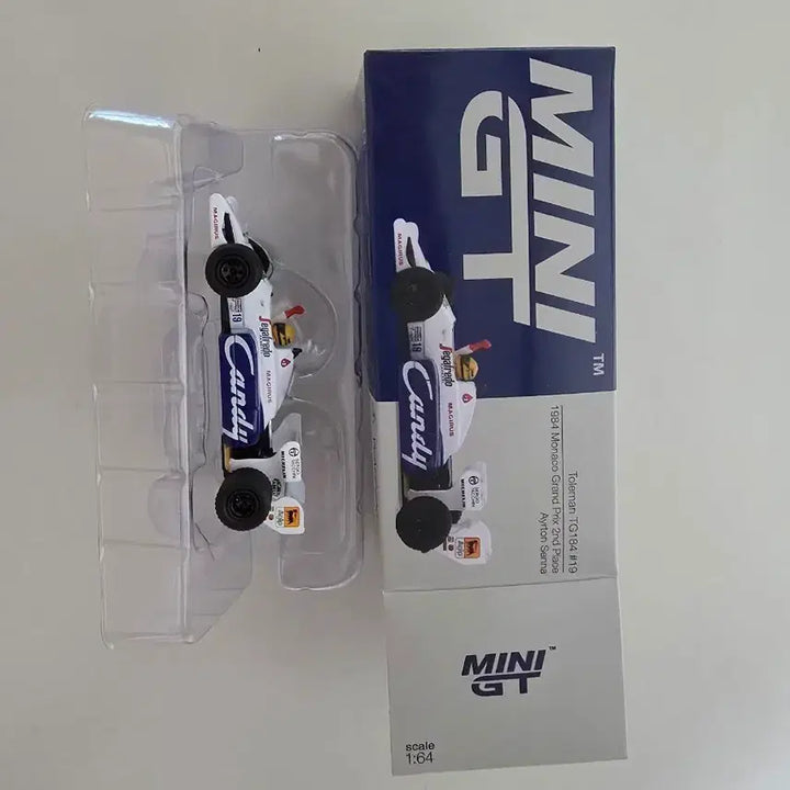 [BUNJANG] MininiGT Toleman TG184 1984 Monaco GP Ayrton Senna 1:64 Scale Model / 미니지티 F1 톨만 TG184 1984 모나코 GP 아일톤 세나 1:64 스케일