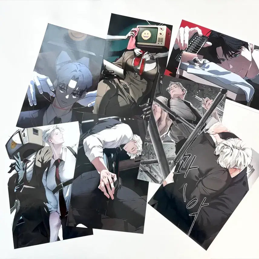 [BUNJANG] GyeDamChulGeun Printing Box Postcard Bundle Set / 괴담출근 프린팅 박스 프박 엽서 2차 굿즈 일괄