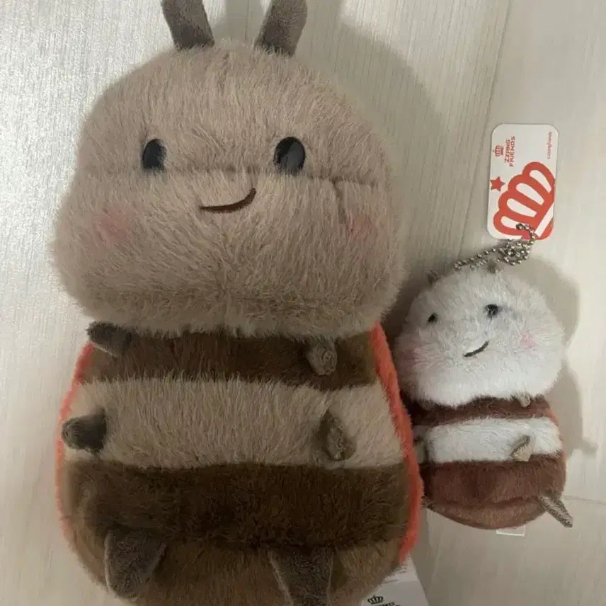 [BUNJANG] Bee, Angel, Ladybug 20cm &amp; 9cm Keychain Doll Set / (세트) 꿀벌 엔젤 무당벌레 20cm 9cm 키링 인형