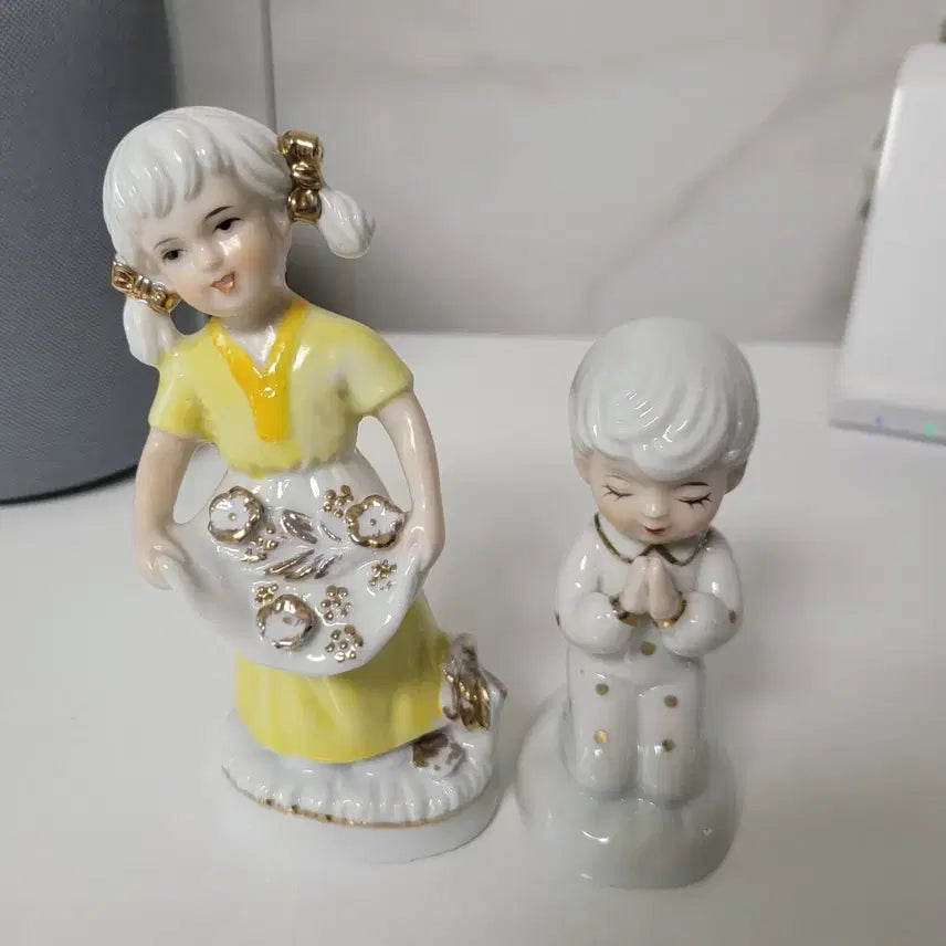 [BUNJANG] Vintage Figurine Doll Set (2 Items) / 빈티지 피겨린 인형 세트 2점 일괄판매