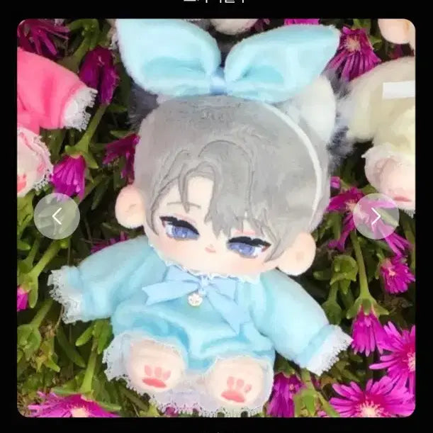 [BUNJANG] 10cm Doll Clothes - Sky Blue &amp; Strawberry - Domestic Wardrobe Set / 10cm 인형옷 국내옷장 뽀작분내 원가이하 양도