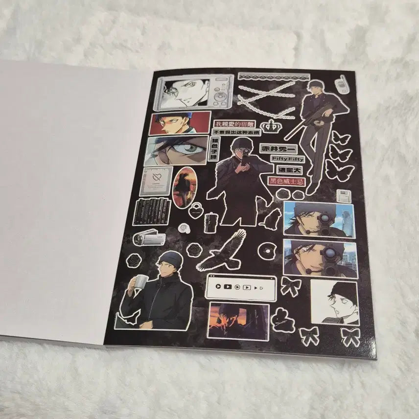 [BUNJANG] Detective Conan Sticker Book, Ballpoint Pen, and Memo Pad Bundle Set / 일괄) 코난 스티커북+볼펜+떡메