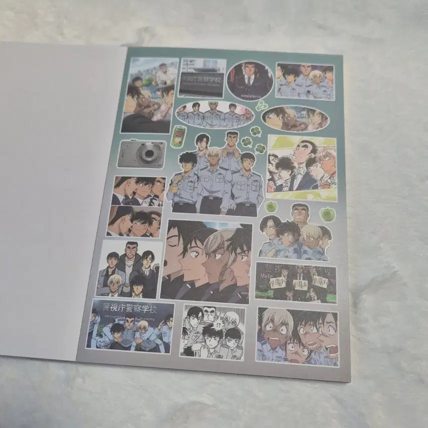 [BUNJANG] Detective Conan Sticker Book, Ballpoint Pen, and Memo Pad Bundle Set / 일괄) 코난 스티커북+볼펜+떡메