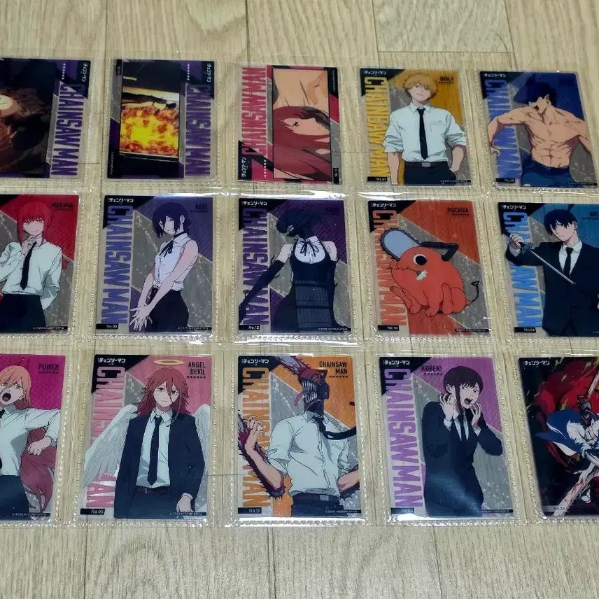 [BUNJANG] Chainsaw Man Character Card Full Set / 체인소 맨 카드  풀셋