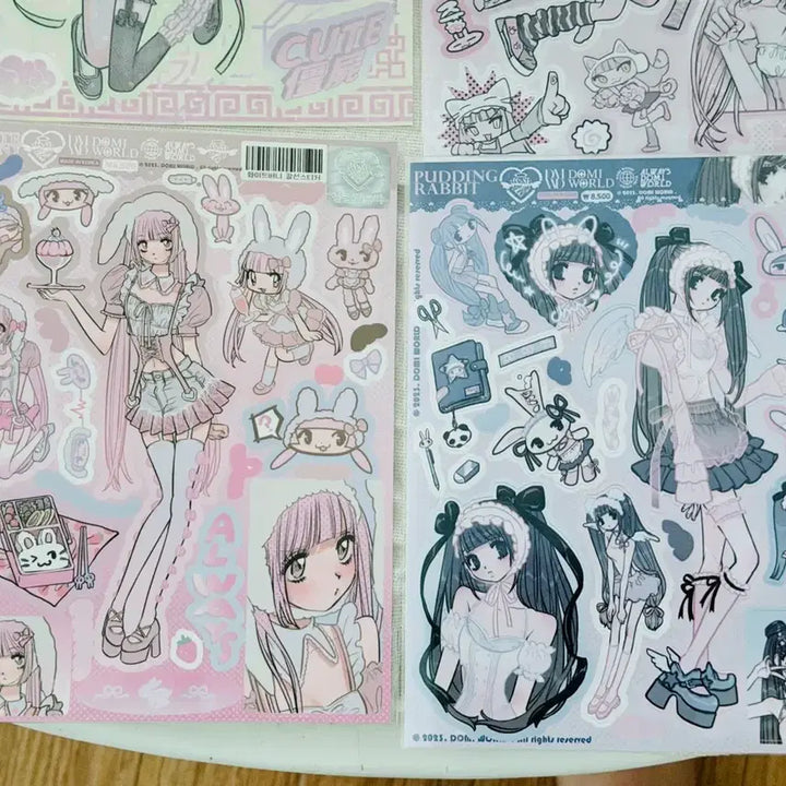 [BUNJANG] Domi Sticker Set / Domi 도미월드 스티커 세트판매