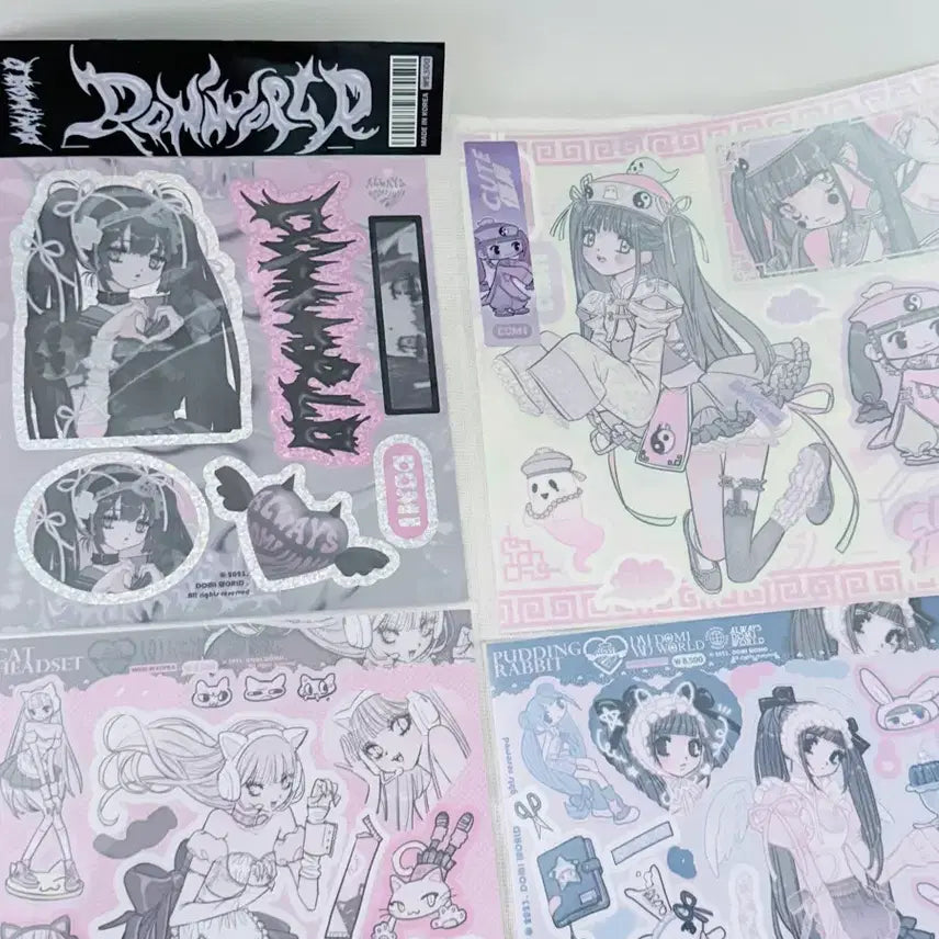 [BUNJANG] Domi World Sticker Set / Domi 도미월드 스티커 세트판매