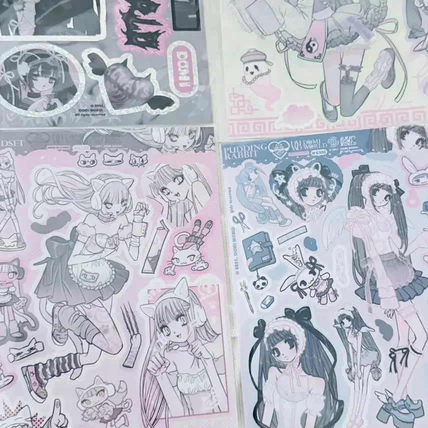 [BUNJANG] Domi World Sticker Set / Domi 도미월드 스티커 세트판매