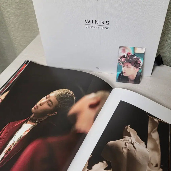 [BUNJANG] BTS WINGS Concept Book + Bundle Set Photocard / [일괄] BTS WINGS 콘셉트북 + 포토카드
