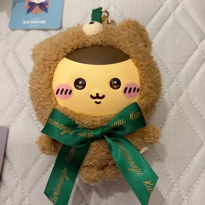 [BUNJANG] Chiikawa Kirameko Chibubu Teddy Bear Keychain / 치이카와 키라메코 치부부 곰돌이 테디베어