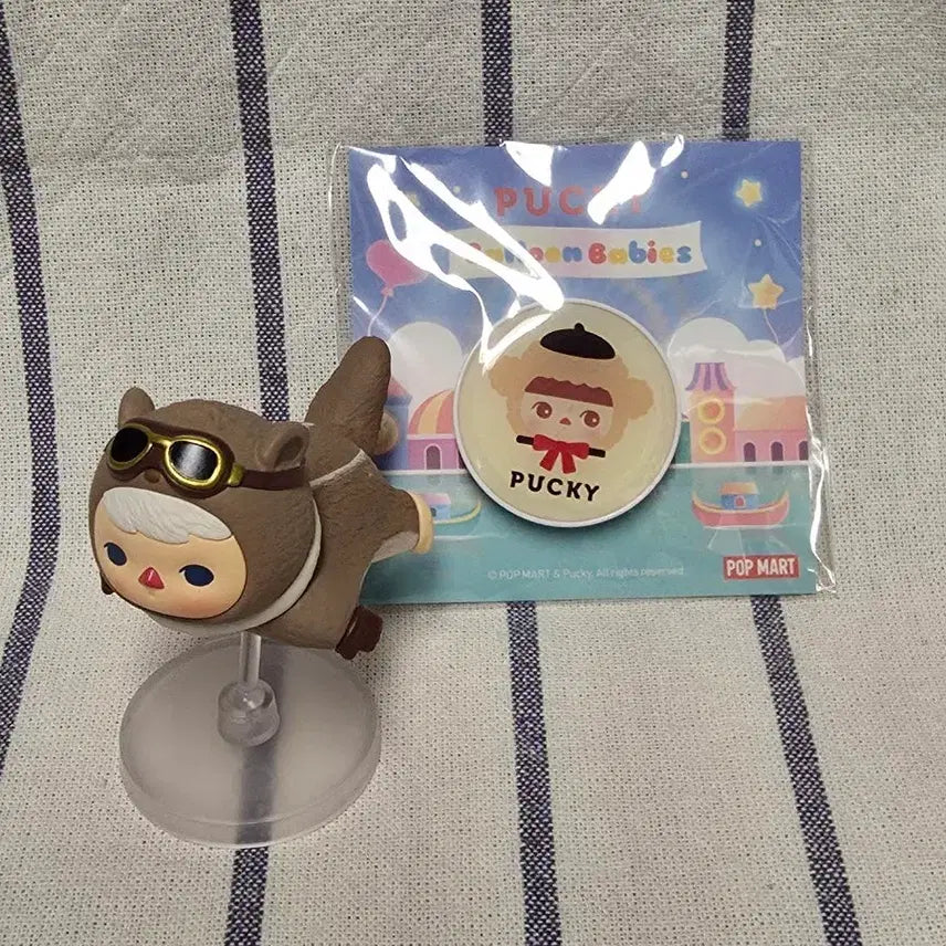 [BUNJANG] Pop Mart Pooky Flying Baby Figure &amp; Grip Tok Set / [세트] 팝마트 푸키 플라잉베이비 피규어 와 그립톡