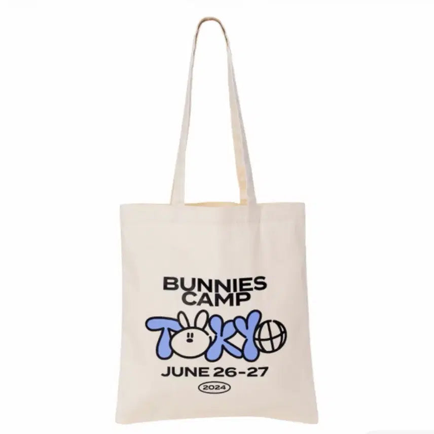 [BUNJANG] NewJeans Bunnies Camp 2024 Tokyo Dome Tote Bag White / 뉴진스 버니즈 캠프 2024 도쿄돔 토트백 화이트