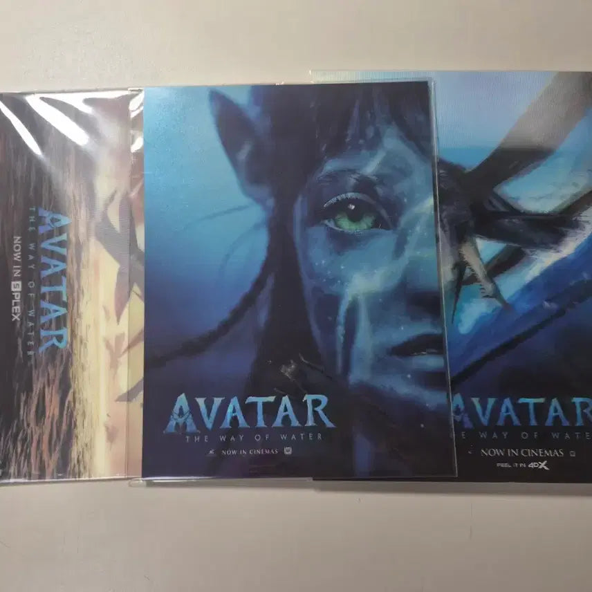 [BUNJANG] Avatar: The Way of Water 3D Lenticular &amp; Art Card Bundle Set / 아바타 물의길 3d 렌티큘러, 아트카드 일괄
